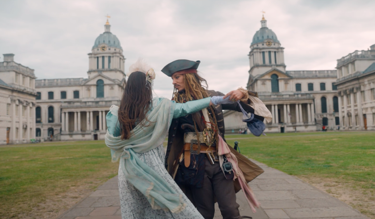 Unmissable - Movie characters dance at the Old Royal Naval College